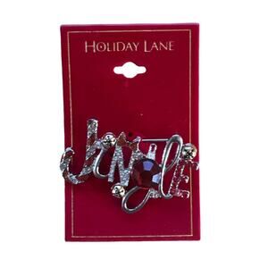 Holiday Lane Jingle Pin NWT